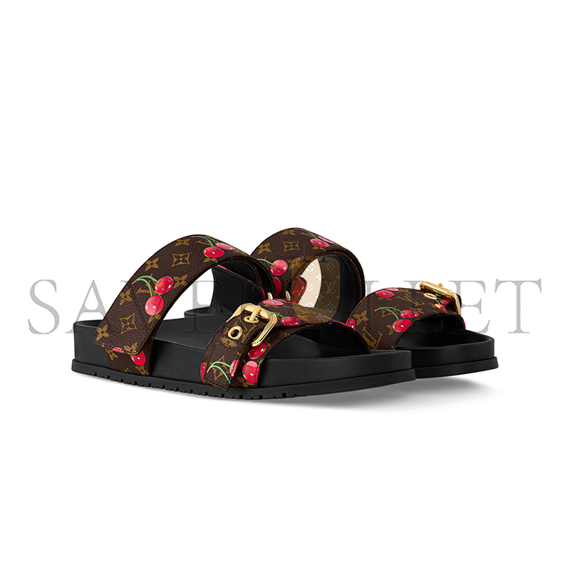 l0*is V*t0n murakami lv x tm bom dia flat comfort mule 1ahm03